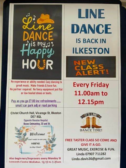 Line Dance New Beginners class Ilkeston
