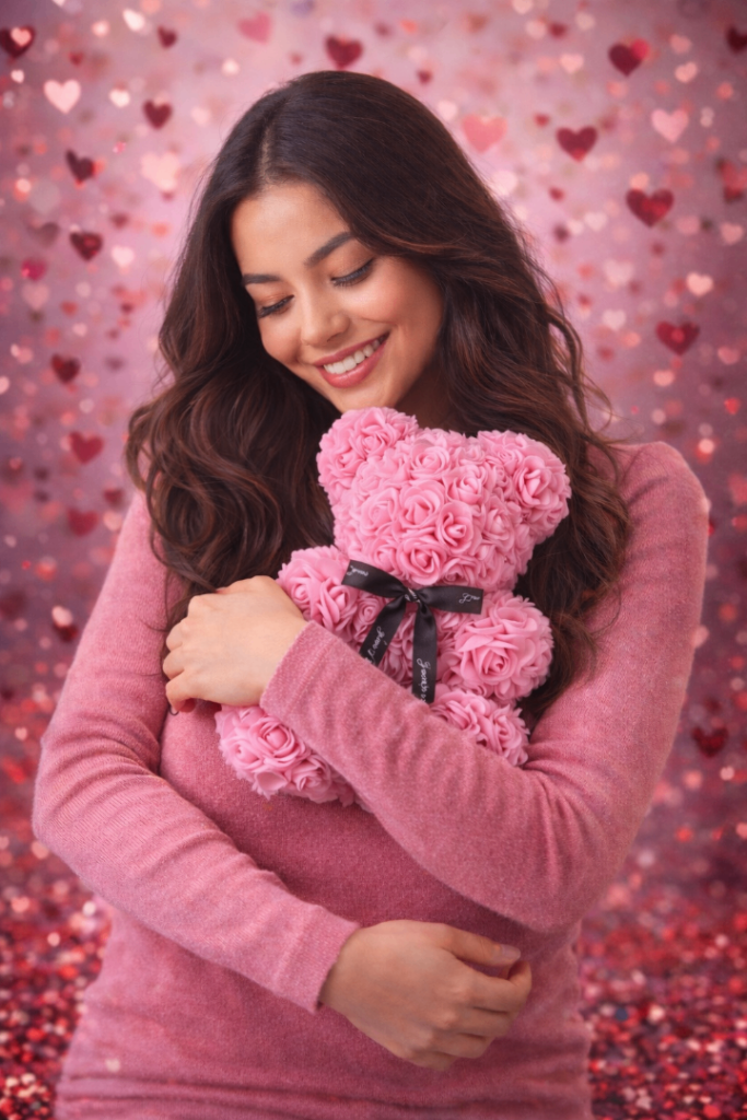 💝 Valentine Luxury Rose Teddy Bear 💝20cm/£35