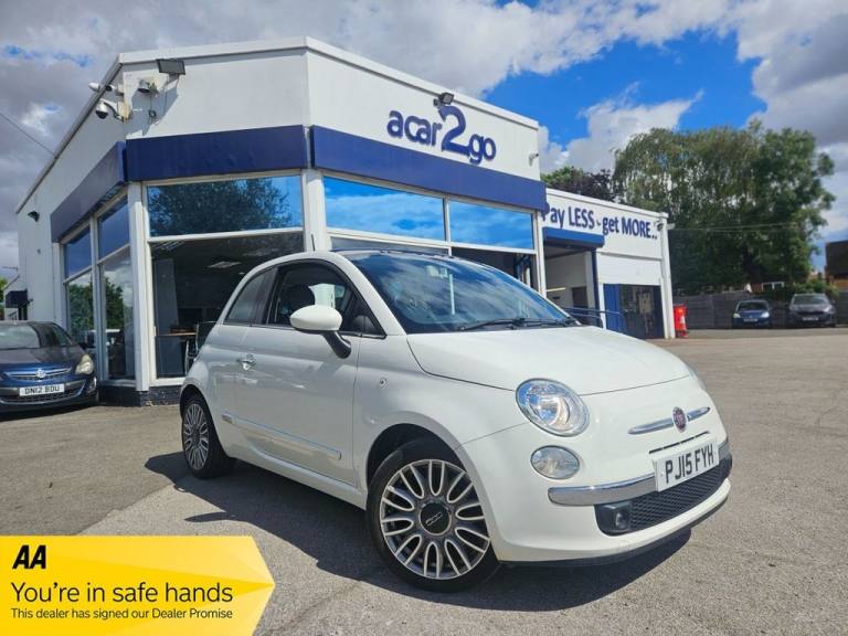 2015 Fiat 500 1.2 Lounge Hatchback 3dr Petrol Dualogic Euro 6 (s/s) (69 bhp) Hatchback Petrol Aut...