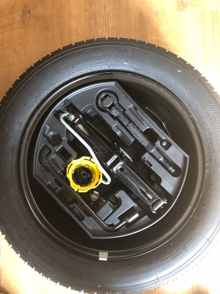 Michelin never used spare tyre kit 