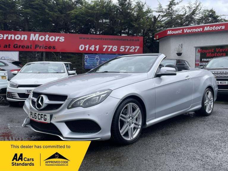 2015 Mercedes-Benz E Class E350 BlueTEC AMG Line 2dr 9G-Tronic CONVERTIBLE DIESEL Automatic