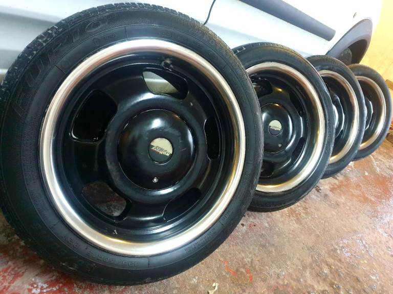 15 inch fiat ford ka honda mazda mini alloy wheels great tyres 