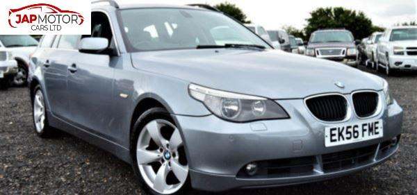 LATE 2006 56 BMW 5 SERIES 520d SE TOURING ESTATE AUTOMATIC GREY 