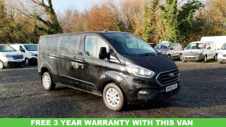 2019 Ford Transit Custom Crew Van Double Cab L2 H1 Limited Tdci 130 PS LWB 320  DCIV  FREE 3 YEAR...