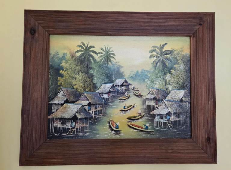 Authentic Asian Oil Painting