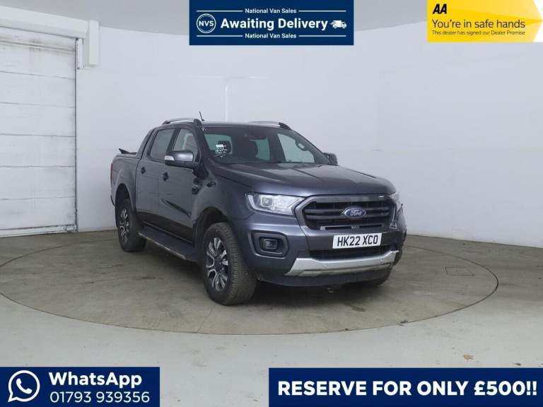 2022 Ford Ranger 2.0 EcoBlue Wildtrak Auto 4WD Euro 6 (s/s) 4dr PICK UP Diesel Automatic