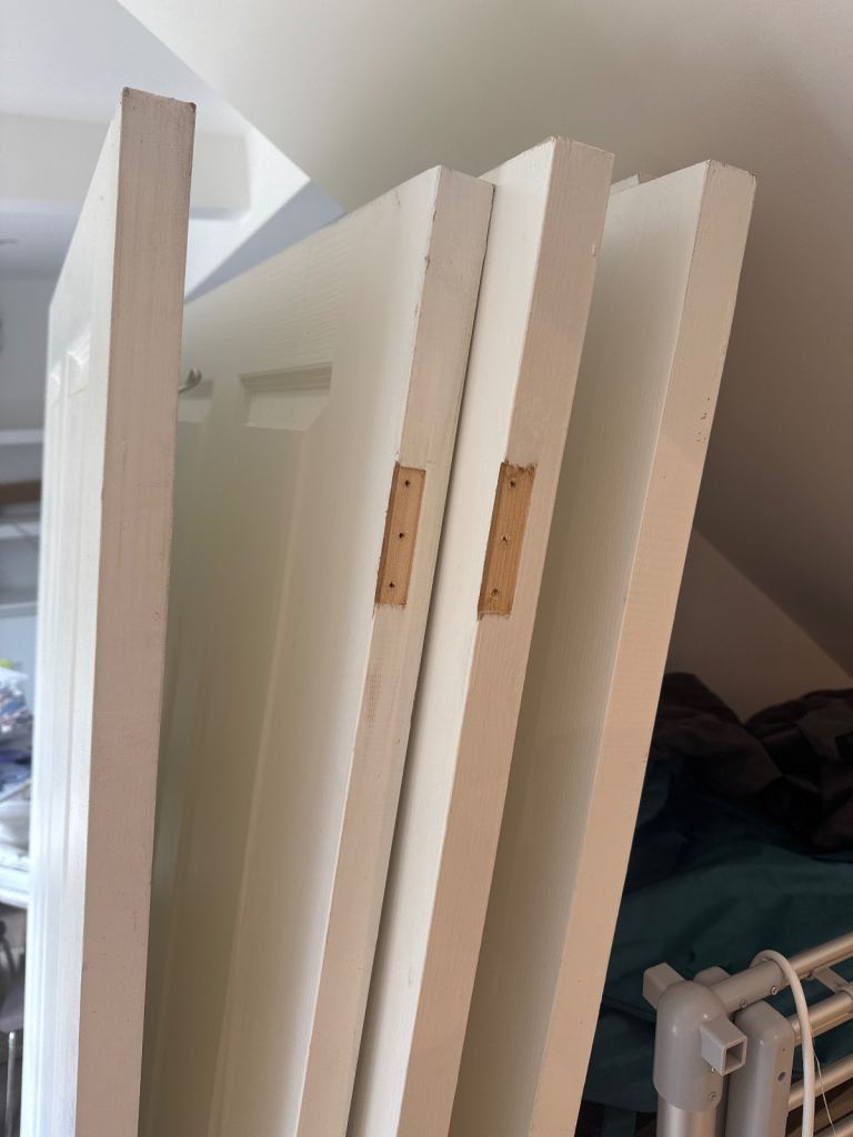 Internal white doors 