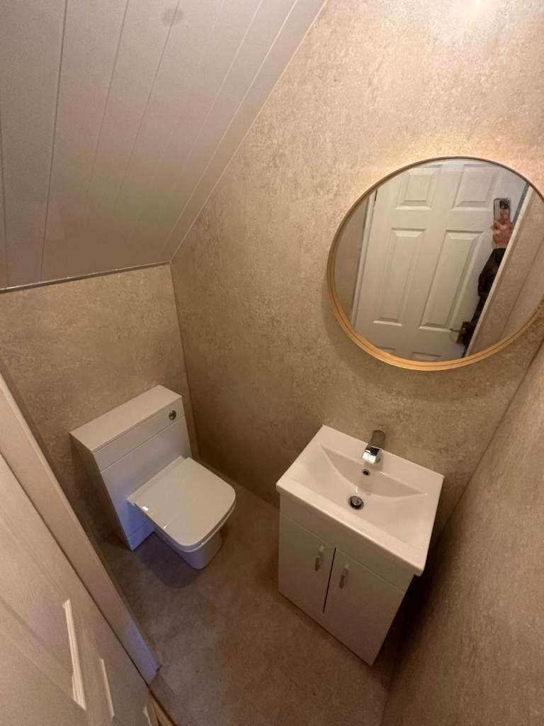 SALE Earthstone Beige Cream wetwall super panel bathroom kitchen hall mediawalls salons hairdresser