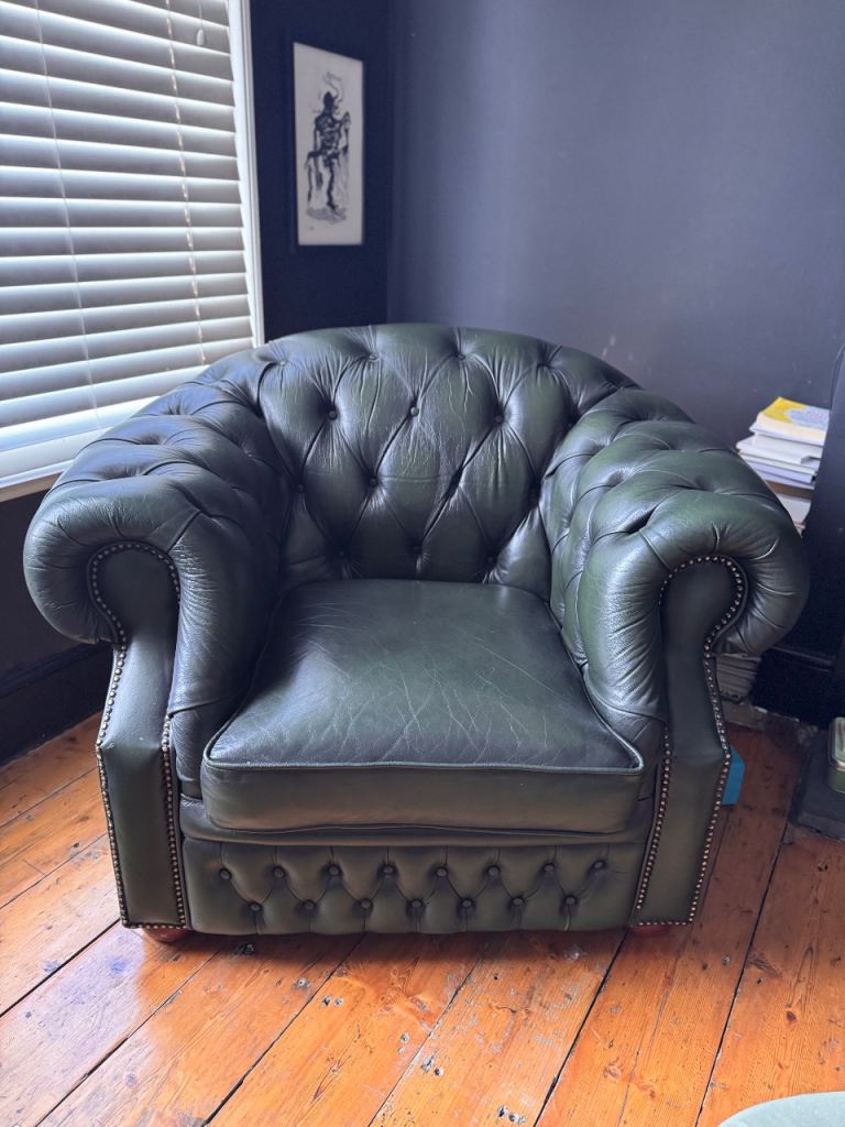 Leather Armchair - Excellent Condition 