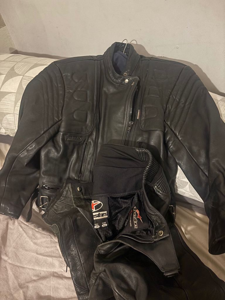Motorcycle jacket and trousers 