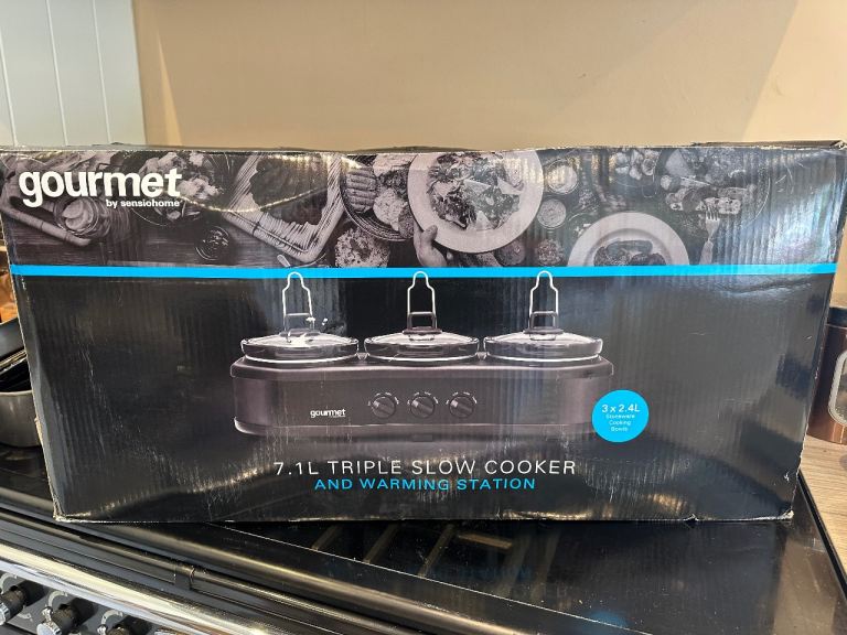 Sensiohome triple slow cooke / warming station