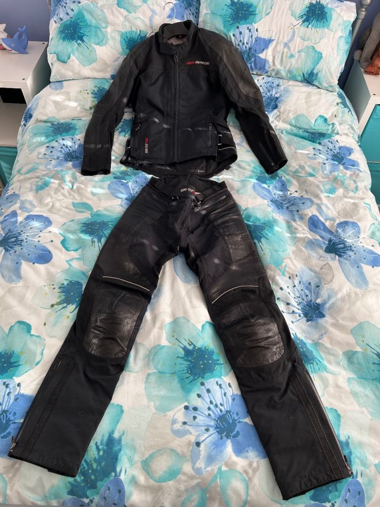 Hein gericke goretex 2 piece motorcycle suit