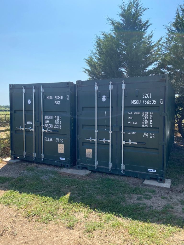 20ft Storage Container & Indoor/Outdoor Parking Space to Rent – Secure Rural Site TS21