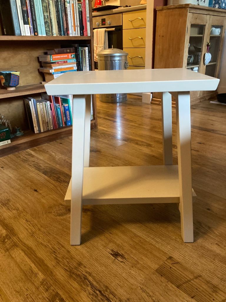 Argos Cream Study Side Table – Almost Brand New