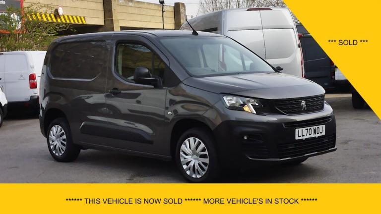 2021 Peugeot Partner 1000 PROFESSIONAL L1 SWB IN GREY ONLY 40.000 MILES & 52.000,AIR CONDITIONIN ...