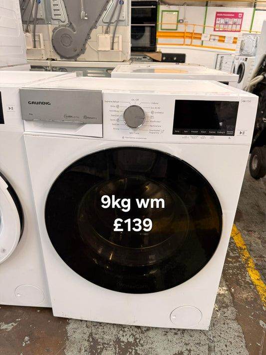 Grundig 9kg washing machine 🌟 Free Delivery 🌟 120 Days Warranty 🌟 