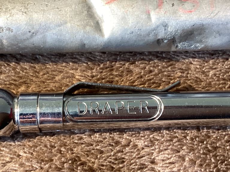 Vintage Motoring memorabilia, DRAPER Tyre Pressure Gauge,