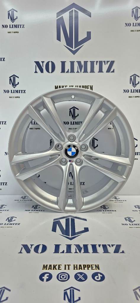 GENUINE BMW 20" 8.5J 303m 7 SERIES 5 SERIES GT M-SPORT 5x120 SINGLE WHEEL SILVER 7841823