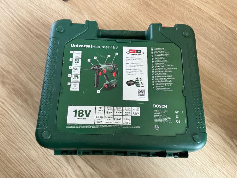 Bosch UniversalHammer 18V Cordless Drill sds+ this is new
