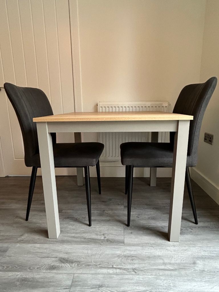 NEXT Malvern Dove Grey Dining Table 