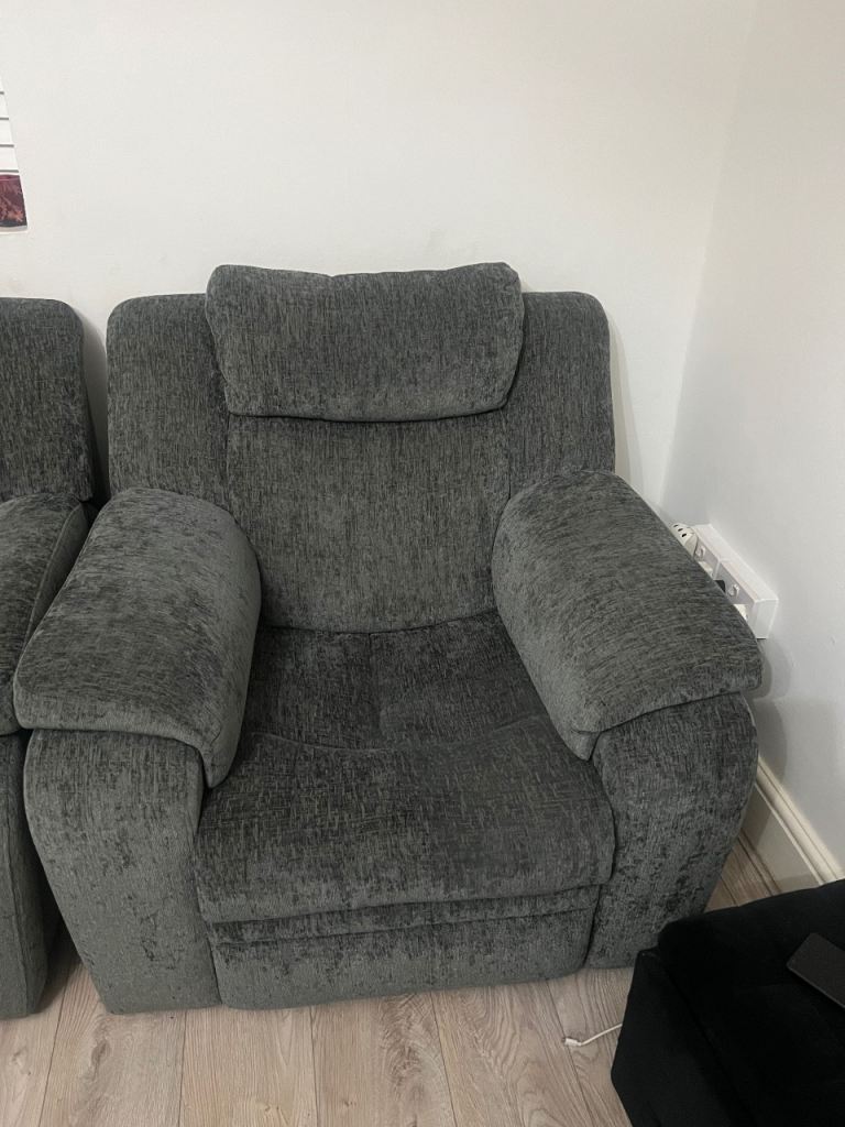 3 Sofas, one 3 seater and 2 single seat.