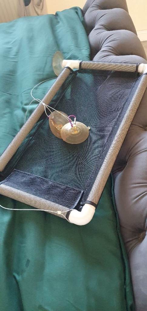 Cat window shelf with suction pads