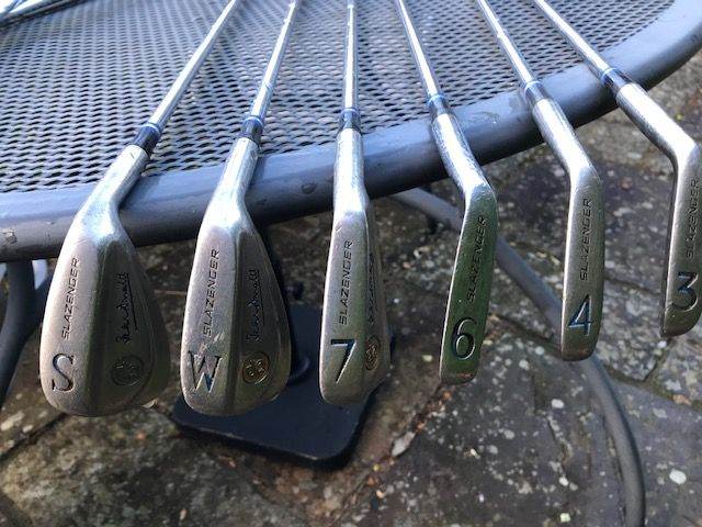 Ladies golfing irons with bag