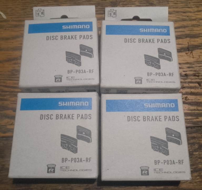4Pair OEM Shimano Resin Disc Brake Pads (Model BP-P0A-RF)