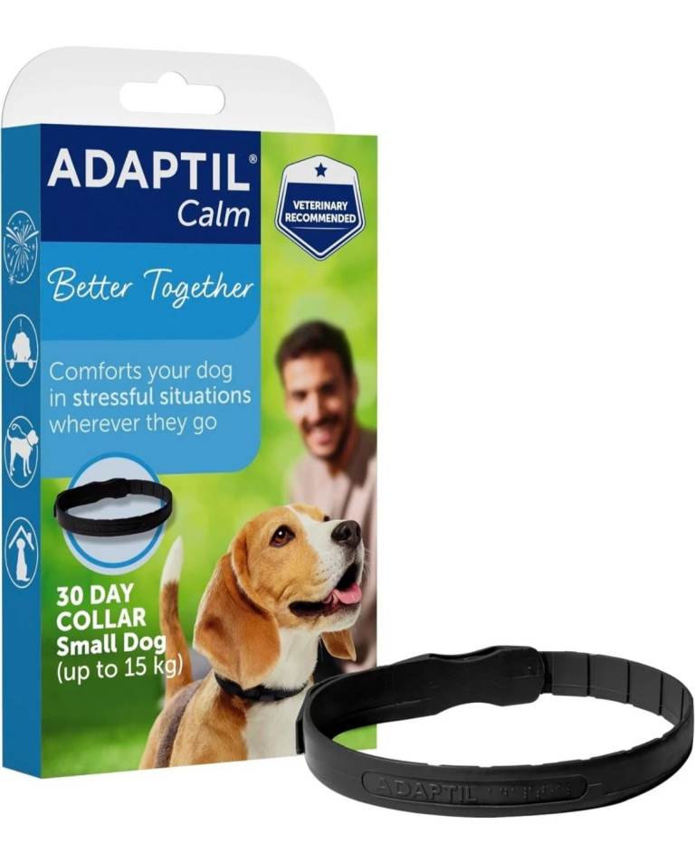 ADAPTIL Calm On-the-Go Collar, Helps Dogs Cope with Behavioural Issues Small Dog