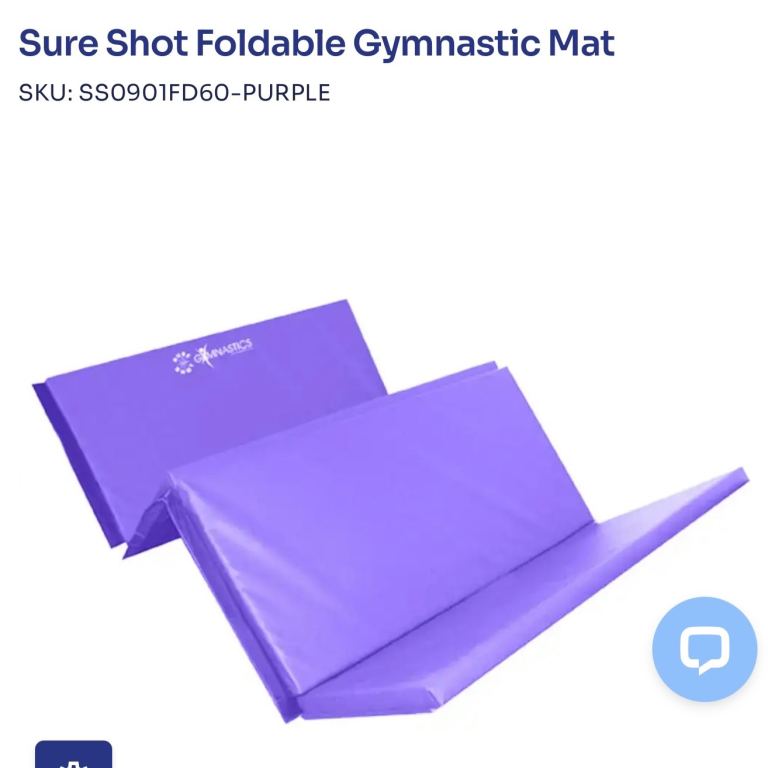 Sure Shot foldable gymnastics mat USED