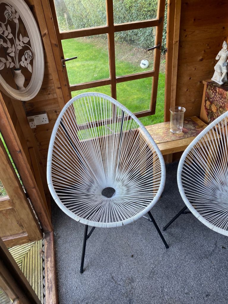 retro Garden egg chairs excellent condition can deliver locally