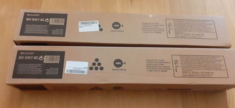 100% Genuine Brand New ORIGINAL SHARP MX61GT - 12 Laser Toner Cartridges - BUY ME £500 BEST BARGAIN