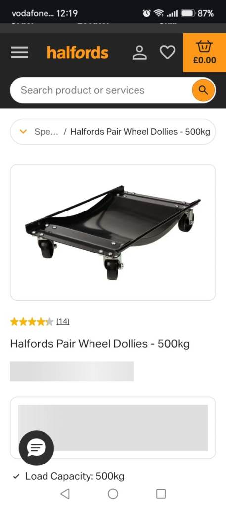 Car skates recovery dollies 3 