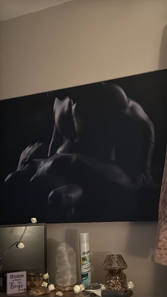 Canvas wall art.