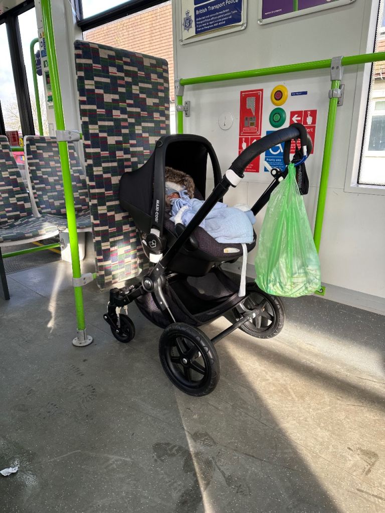Black Bugaboo Cameleon3 Pram/Pushchair in Good Overall Condition