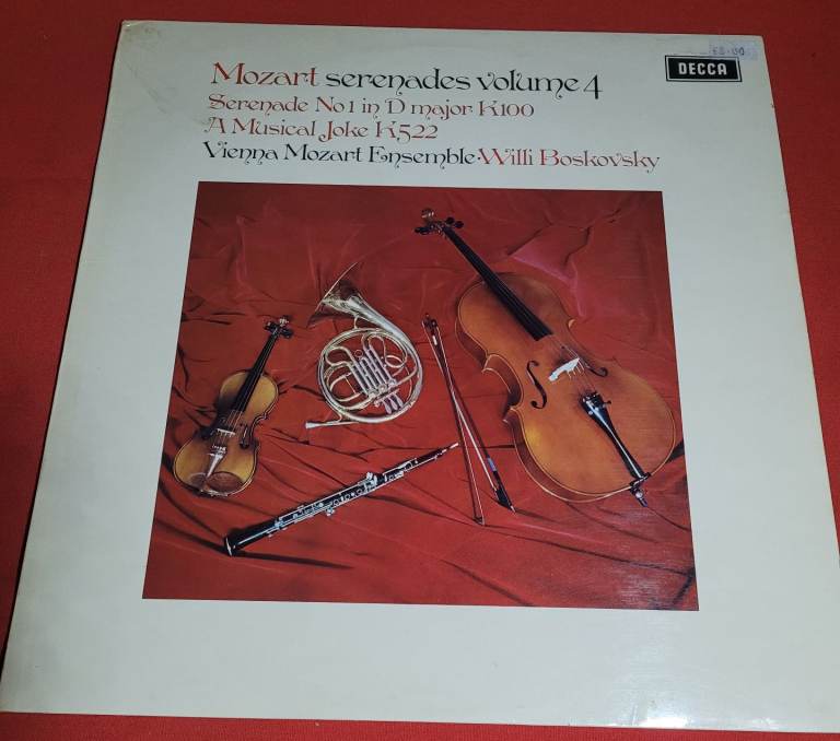 MOZART SERENADES VOL.4 - Vienna Mozart Ensemble/Willi Boskovsky:UK 1971 SXL.6499 r2/9