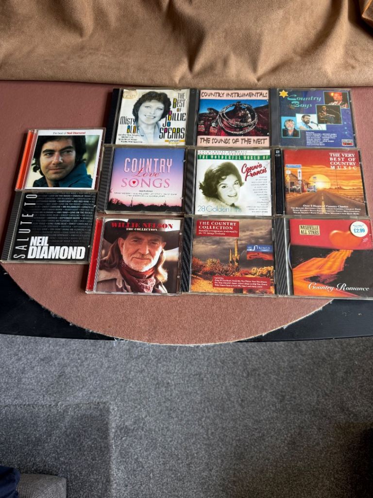 Various country music CD’s