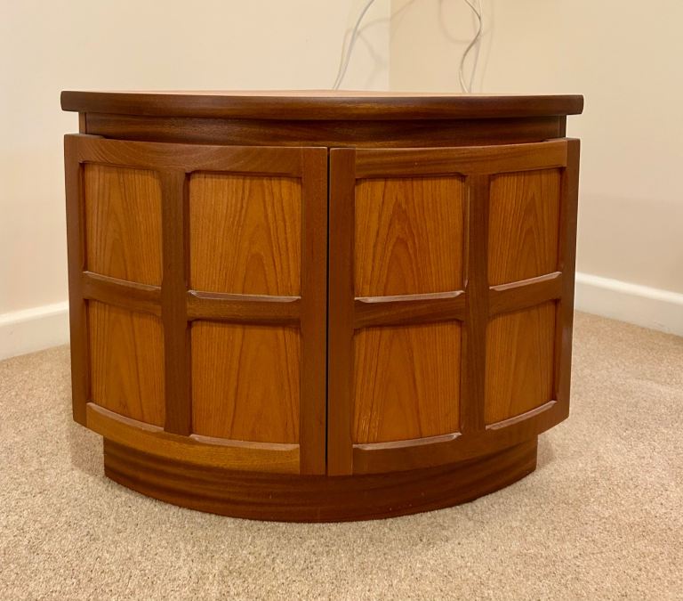 Vintage Nathan Wood Corner Unit