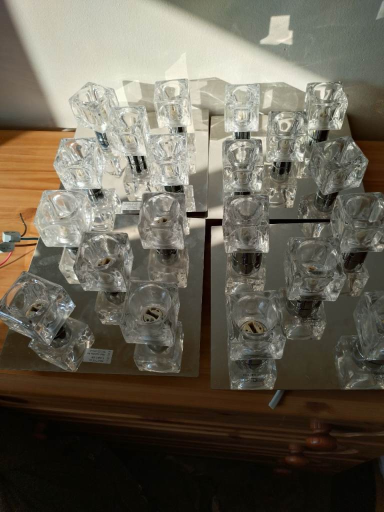 square chrome ceiling lights 