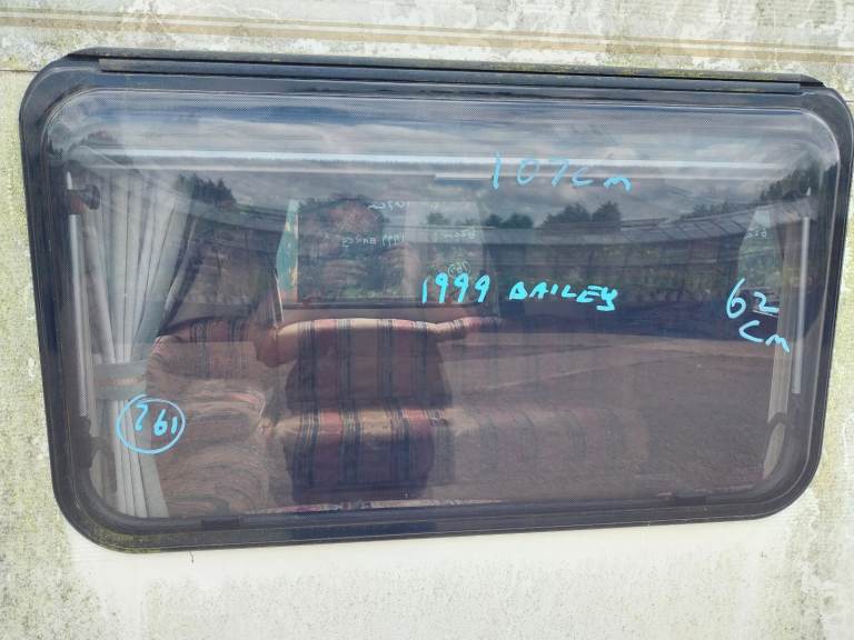 1999 bailey caravan side window 