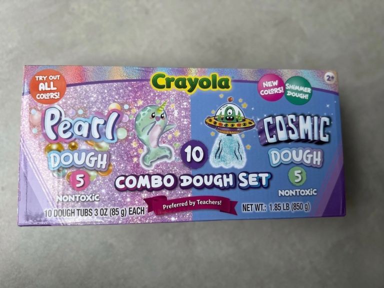 New Crayola Pearl dough 10pk 