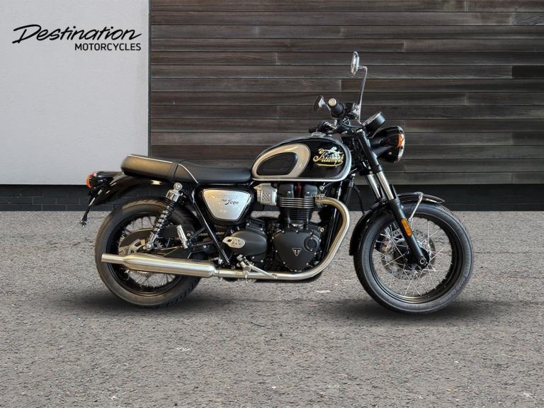 2025 Triumph Bonneville T100 ICON EDITION Petrol black 5 Speed