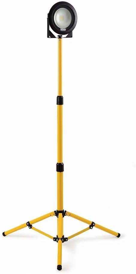 Defender E204040 DF1200 20W Light Lamp Tripod Floodlight Black Yellow 110V NEW
