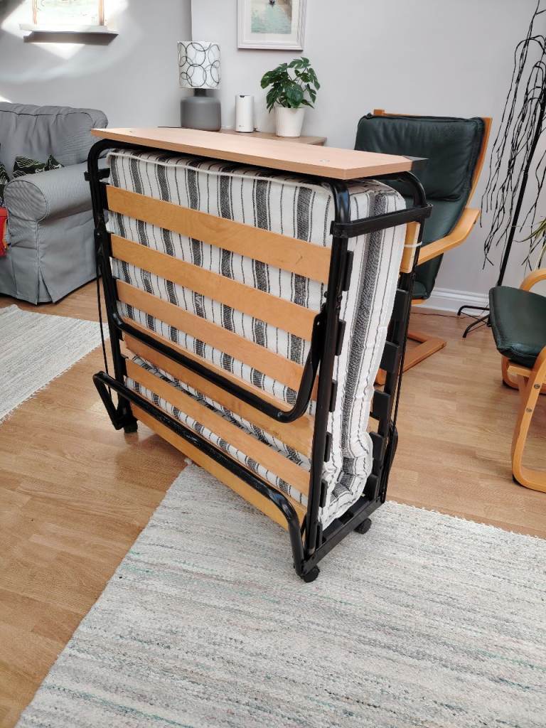 Jay-Be Single Folding Bed with Mattress - Good Condition