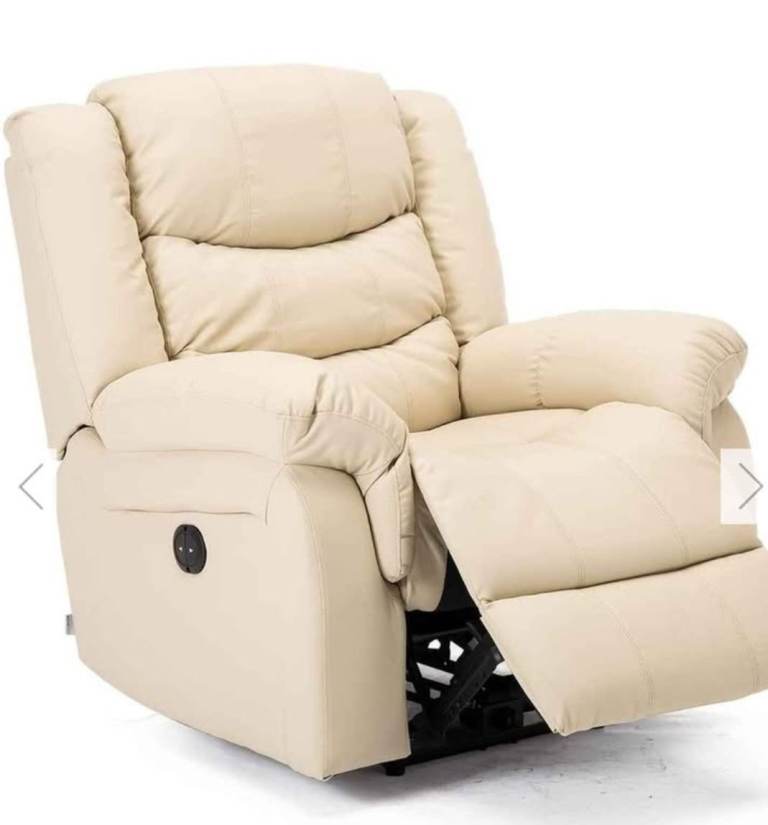 Cream Recliner Armchair - As Good As New