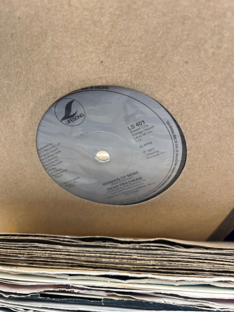 Job lot 7” records round 300