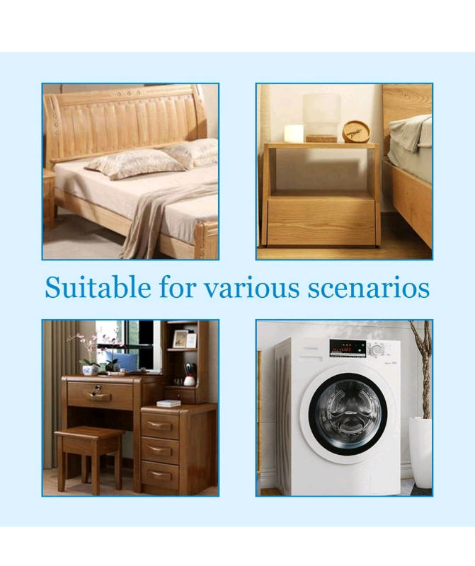 Bnip 2 PCS Headboard Stoppers can be used on any furniture 