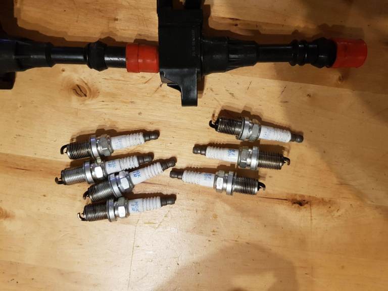 Honda Civic IMA hybrid 2005 2nd Gen injectors coil pack set and plugs