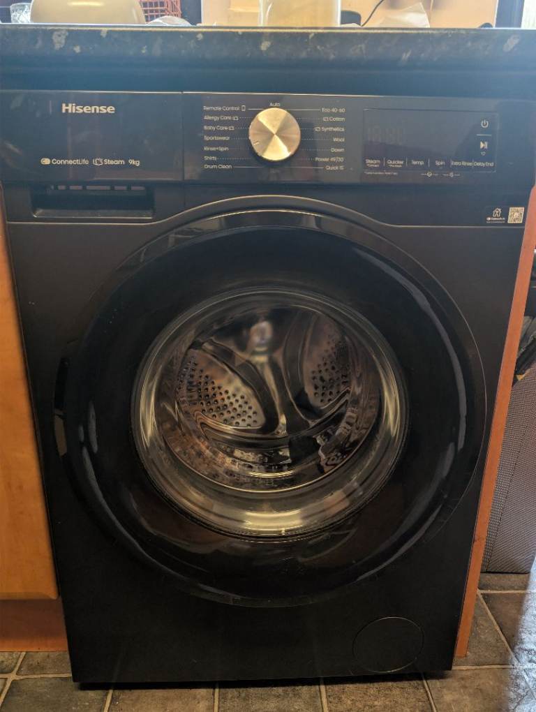 Hisense washing machine.