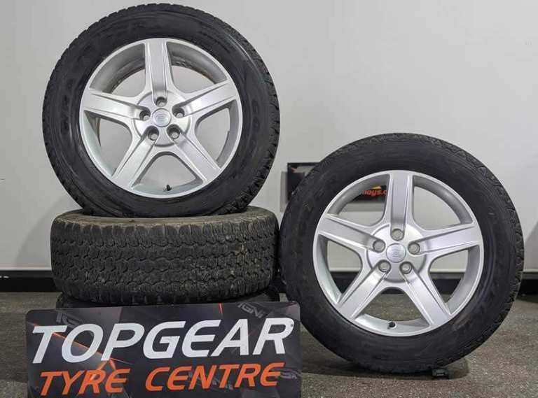 20" GENUINE OEM LAND ROVER DEFENDER 5094 WHEELS & GOODYEAR TYRES